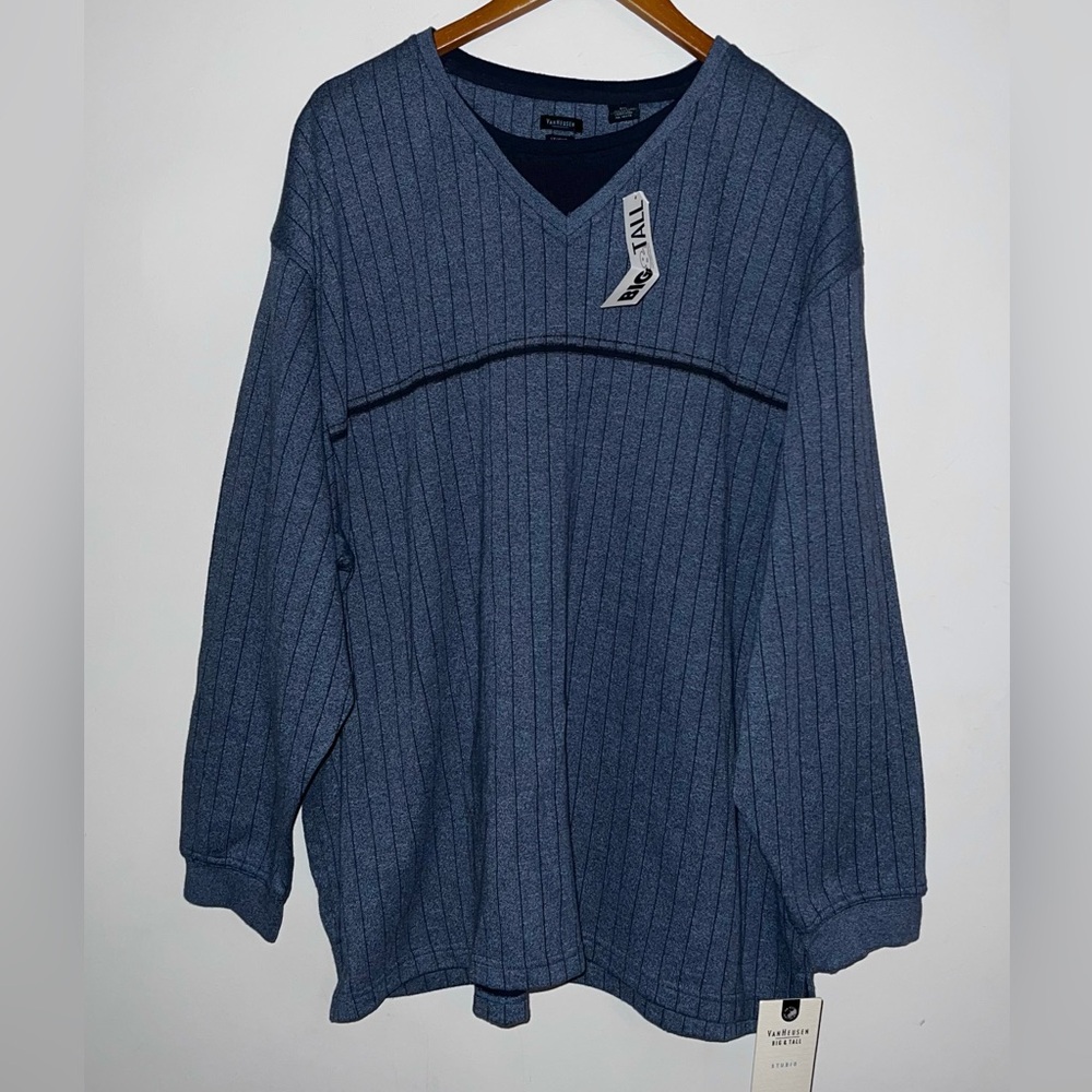 Van Heusen NEW Mens Ribbed Pullover Sweater Sz XXL